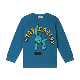 Свитшот Stay Earthy от бренда Stella McCartney kids