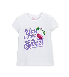 Футболка Sweet cherry от бренда Original Marines Белый Разноцветный