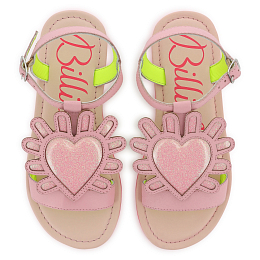 Сандалии Heart от бренда Billieblush