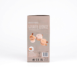 Пирамидка Жираф Леони от бренда Egmont Toys