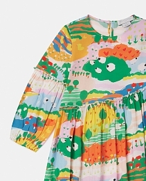 Платье Meadow Print от бренда Stella McCartney kids