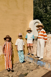 Футболка Swan with a bow от бренда Tinycottons Белый