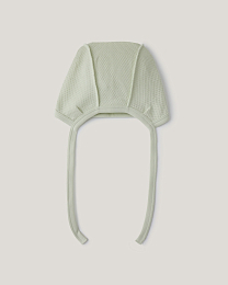 Набор чепчиков зеленого и белого цвета от бренда Anna Leon