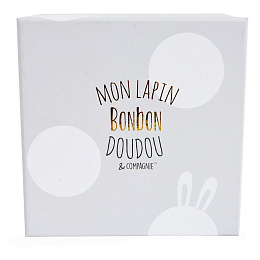 Погремушка-пинетки Bunny Beige от бренда Doudou et Compagnie