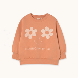Свитшот FLOWERS EYES GRAPHIC от бренда Tinycottons
