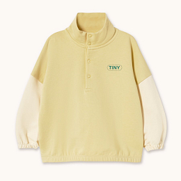 Свитшот с высоким горлом Creamy от бренда Tinycottons