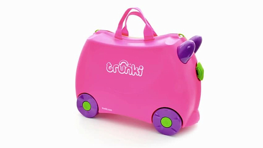 Чемодан на колесиках Розовый от бренда Trunki