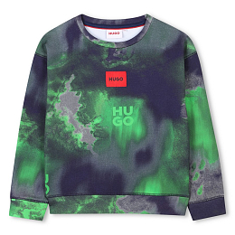 Свитшот Blue-Green-Grey от бренда HUGO
