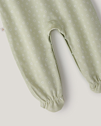 Набор комбинезонов зеленого и молочного цвета от бренда Anna Leon