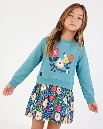 Платье Floral print от бренда Boboli
