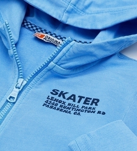 Толстовка голубого цвета SKATER от бренда Original Marines