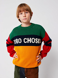 Джемпер Bobo color block от бренда Bobo Choses
