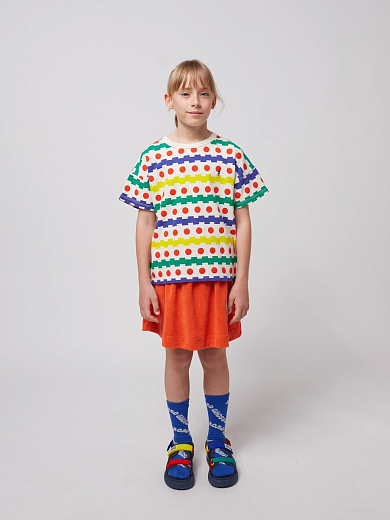 Футболка Geometric от бренда Bobo Choses Разноцветный