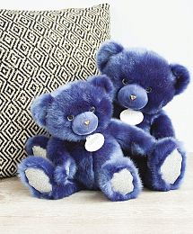 Мишка Blue с блестками от бренда Doudou et Compagnie