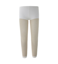 Колготки бежевые ажурные с люрексом от бренда Original Marines