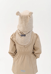 Шапка-шлем Hippo beige от бренда Peppihat