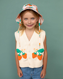 Джинсы STRAWBERRIES EMBROIDERED от бренда Tinycottons