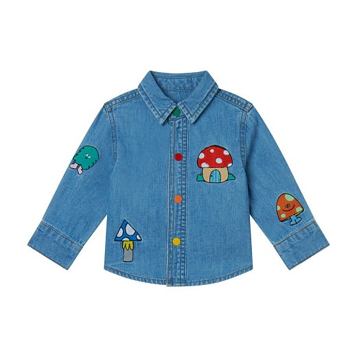 Рубашка Woodland Friends от бренда Stella McCartney kids