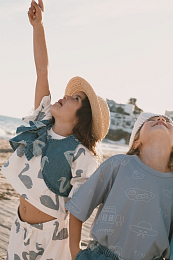 Футболка Giverny Muse от бренда Tinycottons Cерый