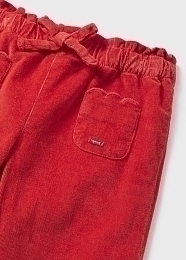 Штаны вельветовые красные от бренда Mayoral