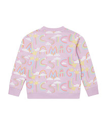 Свитшот и джоггеры с цветными буквами от бренда Stella McCartney kids
