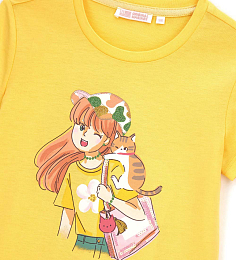 Футболка и шорты с разноцветными мазками от бренда Original Marines