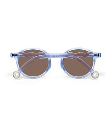 Очки KIDS Oval Sunglasses-Breakfast Art-Blueberry от бренда Olivio and Co