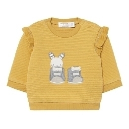 Пуловер с изображением забавного зайчика от бренда Mayoral