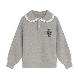 Свитшот Ash Polo Mid Grey Melange от бренда The New Society