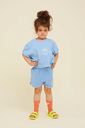 Футболка-кроп Boxy Sunseeker от бренда Sproet & Sprout Голубой