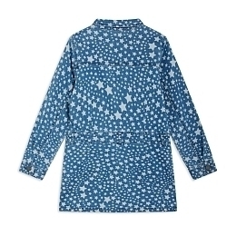 Платье Star Pattern Denim от бренда Stella McCartney kids