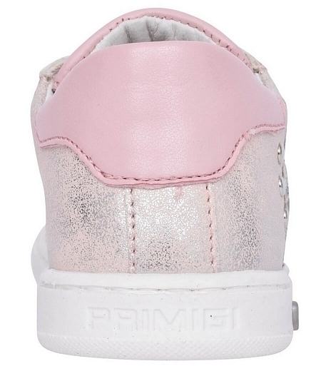 Кеды розовые с серебристыми деталями от бренда PRIMIGI