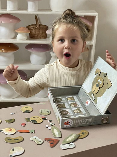 Магнитная игра "Мишкины эмоции" от бренда Egmont Toys