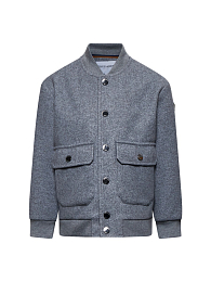 Бомбер с накладными карманами от бренда Trussardi