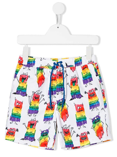 Шорты RAINBOW MONSTERS от бренда Stella McCartney kids