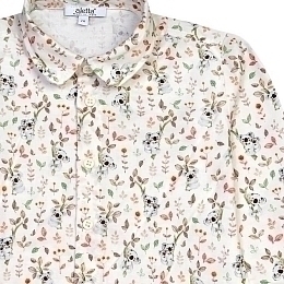 Рубашка с принтом ленивцев от бренда Aletta
