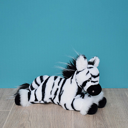 Зебра Зефир в подарочной коробке, 25 см от бренда Histoire d'Ours