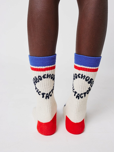 Носки Tic Tac Toe color block от бренда Bobo Choses