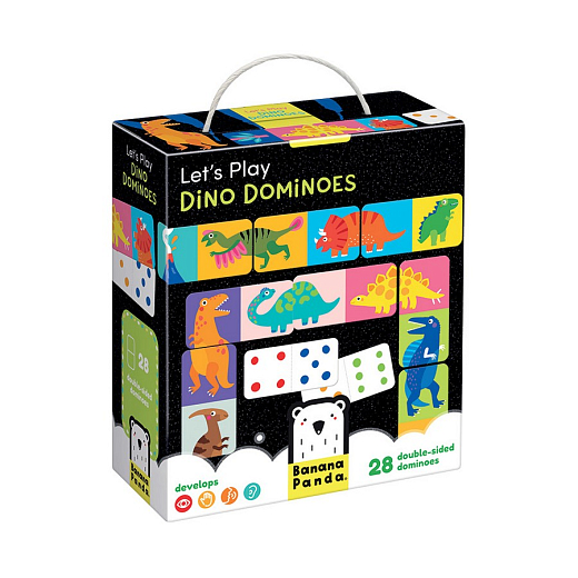 Игра домино Динозавры от бренда Banana Panda