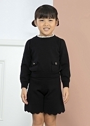 Джемпер и шорты черного цвета от бренда Abel and Lula