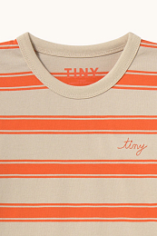 Лонгслив RETRO STRIPES Summer red от бренда Tinycottons