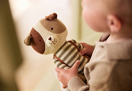 Мягкая игрушка Собачка Мик 40 см от бренда Jollein