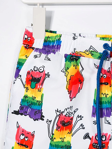 Шорты RAINBOW MONSTERS от бренда Stella McCartney kids