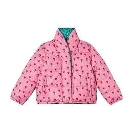 Куртка двусторонняя с принтом тюльпанов от бренда Stella McCartney kids