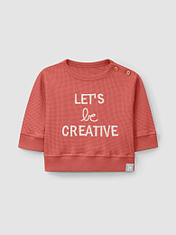 Свитшот Let s be creative от бренда SNUG