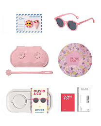Очки JUNIOR Oval Sunglasses-Flower Stall-Rock Rose от бренда Olivio and Co
