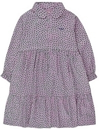 Платье FLOWERS сиреневого цвета от бренда Tinycottons