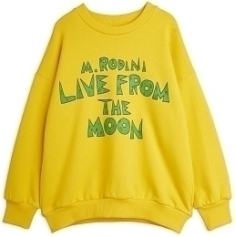 Свитшот LIVE FROM THE MOON от бренда Mini Rodini