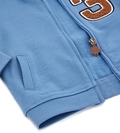 Толстовка голубого цвета "3" от бренда Original Marines