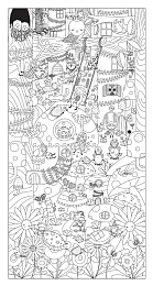 Раскраска Постер Magic Forest от бренда Apli Kids